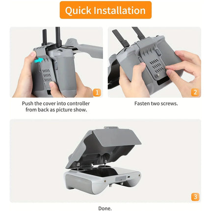 Protector Y Parasol Para Control Dji Rc2 Antipolvo Rayones