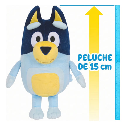 Peluches Bluey & Bingo Perrito Caricatura Muñeco Suave 15cm