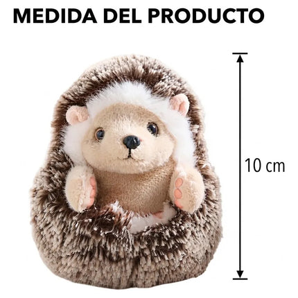 Peluche De Erizo Puercoespín Enrollable Juguete Regalo 10cm