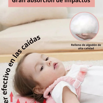 Almohada Protectora Para Bebes y Niños Antigolpes Anticaídas