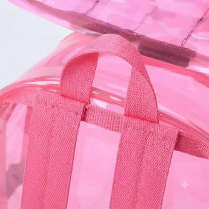 Mochila Transparente Impermeable Escolar Viaje Niños Adultos