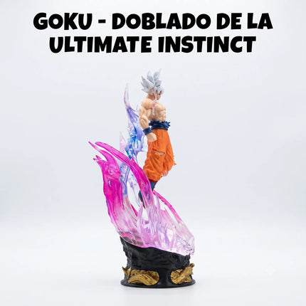 Figura Goku Ultra Instinto Con Luz Led Estatua Dragon Ball Z