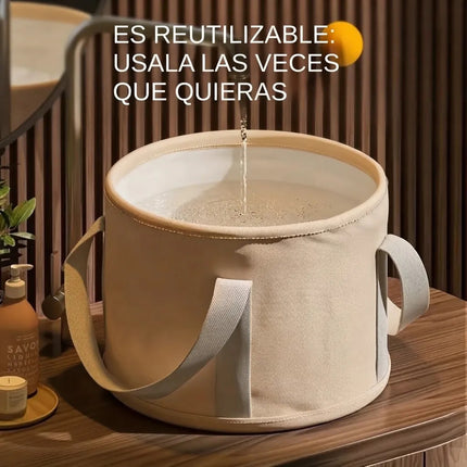 Bañera Plegable Portatil Para Remojo De Pies Termica Pvc
