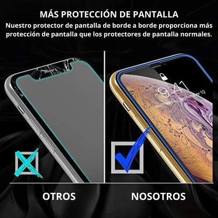 3pzas 9h Protector Vidrio Templado Para Iphone 11 Pro X Xs