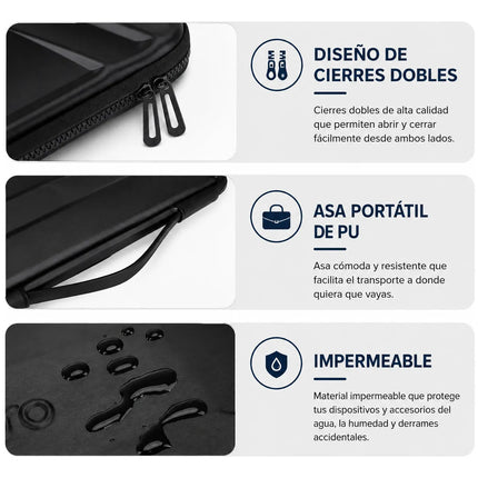 Maletin Funda Rigida Macbook 15  Y 16  Laptop Antigolpe Eva