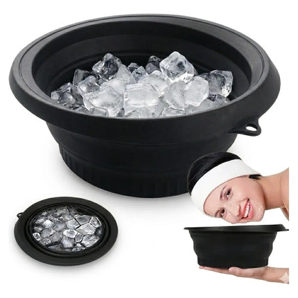 Bowl De Silicona Plegable Para Rostro Mascarillas Spa Facial