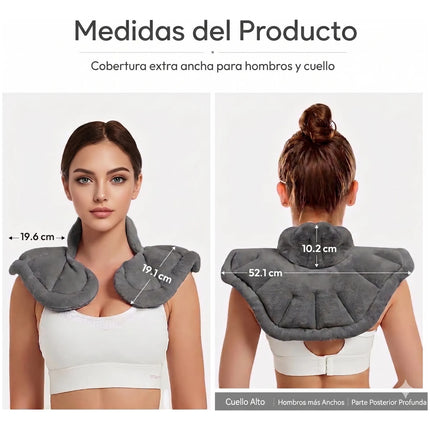 Almohadilla Térmica Para Microondas Dolor Cuello Y Hombros
