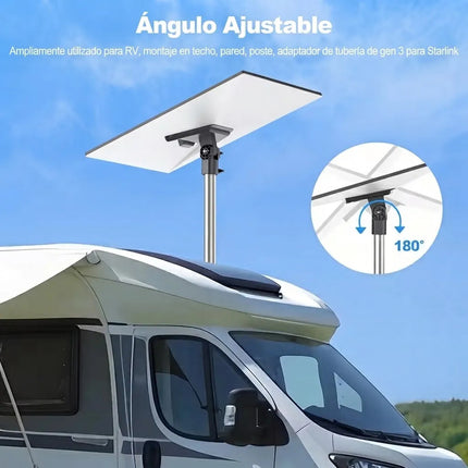 Adaptador De Tubo Starlink Gen 3 Soporte Antena Techo Base