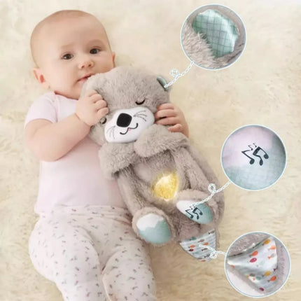 Peluche Nutria Animal Que Respira para Bebes ayuda a Dormir, Sueño