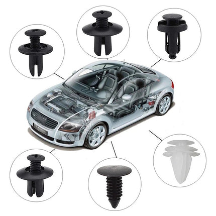 100 Clip Variados Tuerca Tornillo Grapa Automotriz Tablaroca