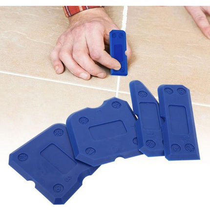 Kit Espátula De Azulejos Pisos Bordes Boquillas Juntas 4pzas
