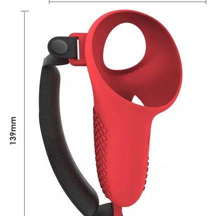Kit 7 Pzs Funda Grip de Silicon Protector Para Meta Quest 3