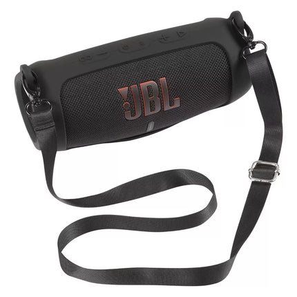 Funda de Silicona Uso Rudo para Jbl Charge 5 Con Gancho Y Correa