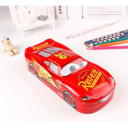 Estuche Escolar Cars Rayo Mcqueen Disney Lapicera Infantil