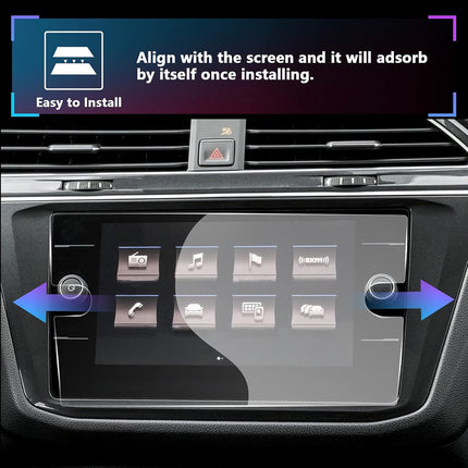 Mica Cristal Templado H9 Estereo Pantalla Tiguan 2018-2024