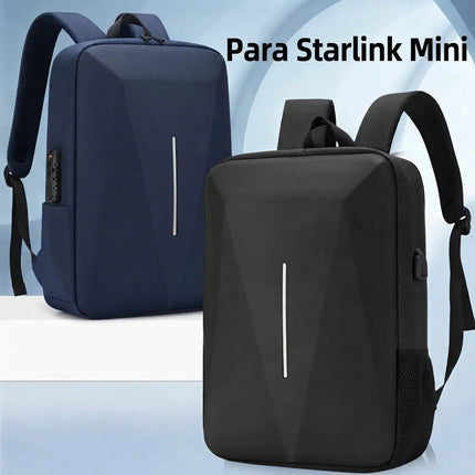 Mochila Protectora Dura Starlink Mini Bolsa Antirrobo Usb