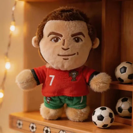 Peluche Cristiano Ronaldo Cr7 Futbol Coleccionable 18x14 Cm