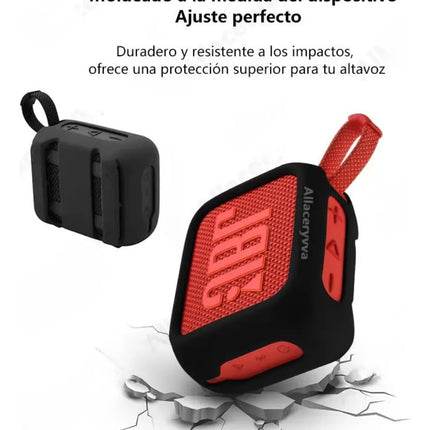 Funda Silicona Para Bocina Jbl Go4 Correa Sujeción Bicicleta