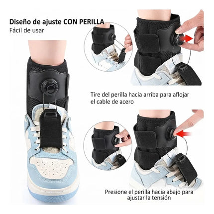 Soporte Ergonomico Pie Caido Ajuste De Perilla Inmobilizador