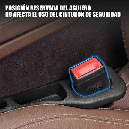 2pz Relleno De Hueco Esponja Organizador Entre Asientos Auto