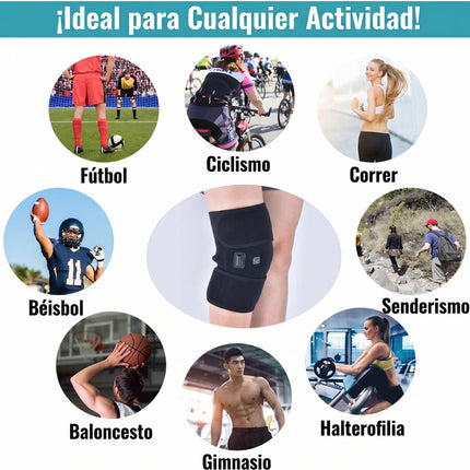 Rodillera Termica Terapia De Calor Alivio Dolor Fisioterapia