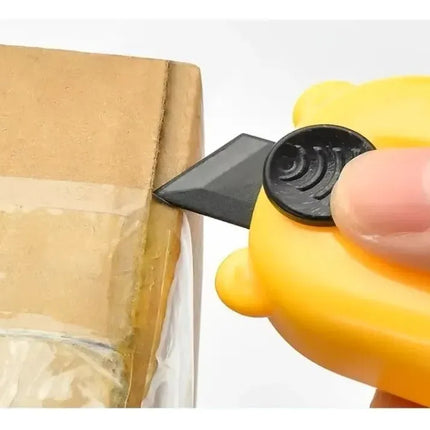 Sello Tipo Rodillo Borrador Privacidad De Datos + Cuchilla Amarillo