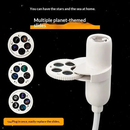 Proyector Galaxia Lampara Techo Usb Estrellas 15 Estilos Led