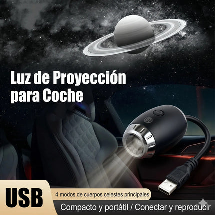 Proyector De Estrellas Galaxia Lampara Carro Luz Led Cuarto