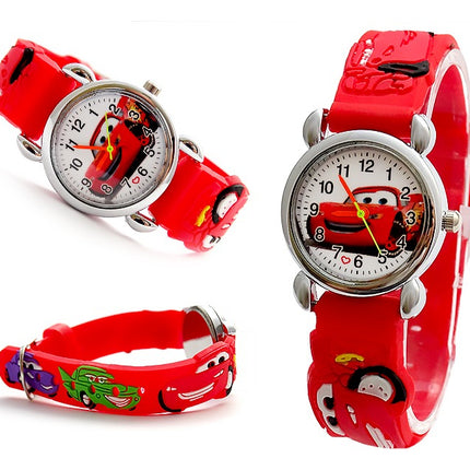 Reloj Infantil Rayo Lighting Mcqueen Disney Regalo Animado
