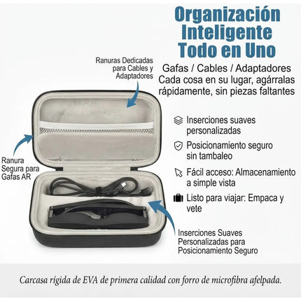 Estuche Rigido Gafas Lentes Inteligentes Ar Xreal Rayneo