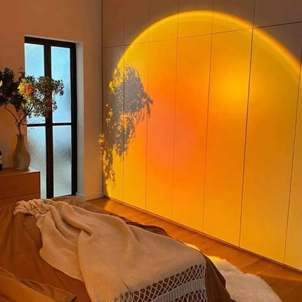 Proyector Lampara Sunset Atardecer Led Usb Cuarto Habitacion