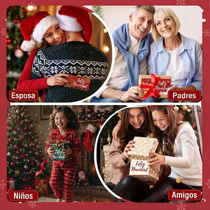 6 Sobres Dinero Navidad Tarjetas Plegables Regalo Efectivo