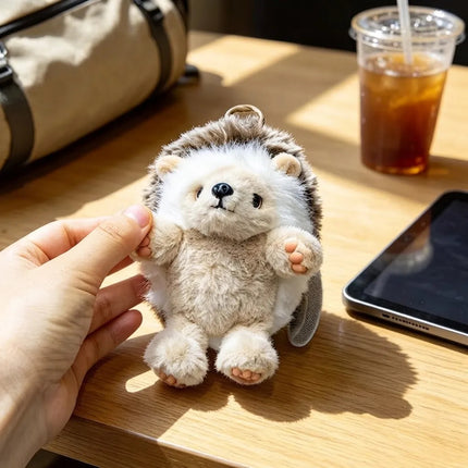 Peluche De Erizo Puercoespín Enrollable Juguete Regalo 10cm