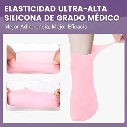 Calcetines De Silicona Hidratacion Para Pies Seco Agrietados