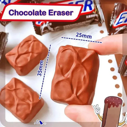 Borrador Escolar Goma De Borrar Forma De Chocolate Snickers
