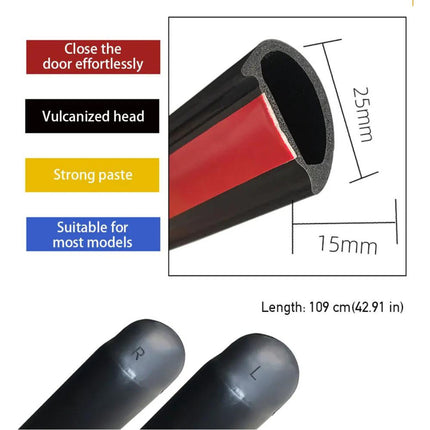 Tira Sellado Protector Universal Puerta Carro Auto Coche