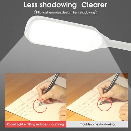 Lámpara Lectura Para Libro Clip Recargable Usb Flexible Led