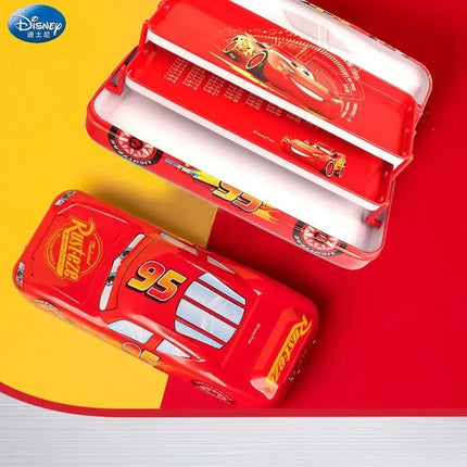 Estuche Escolar Cars Rayo Mcqueen Disney Lapicera Infantil