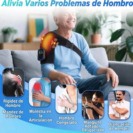 Hombrera Termica Electrica Soporte Masaje Pantalla Tactil
