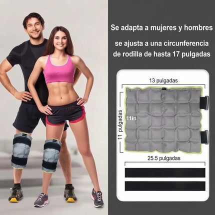 Almohadilla Termica Frio Calor Compresa Con Correas Rodilla
