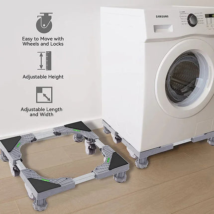 Soporte Universal Para Lavadora Base Portatil Con Ruedas