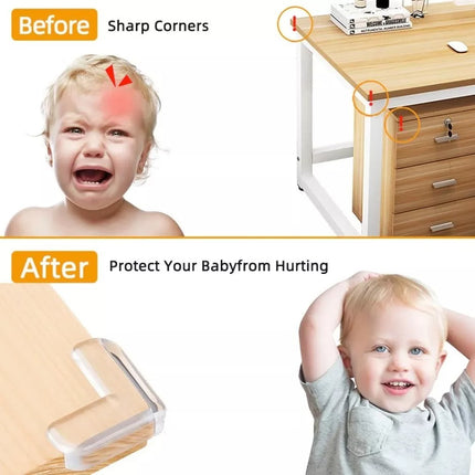 Esquinero De Goma Silicona Protector Esquinas Bebes Niños L