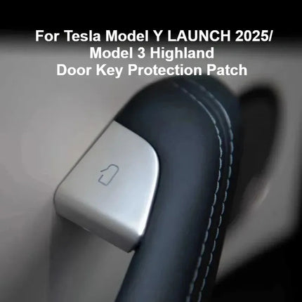 4 Protectores Botón Puerta Tesla Model Y Juniper 2025-2026