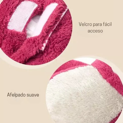 Peluche Oso Lotso para Cólicos Menstruales y Calentador Manos para Niños