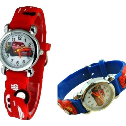 Reloj Infantil Rayo Lighting Mcqueen Disney Regalo Animado