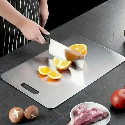 2 Tablas De Titanio Cortar Carne Y Verduras Acero Inoxidable Acero Inoxidable