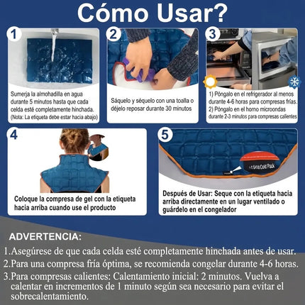 Compresa Fría Calor Cuello Dolor Muscular Hombro Espalda