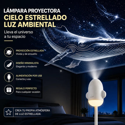 Proyector Galaxia Lampara Espacio 12 Discos Intercambiables