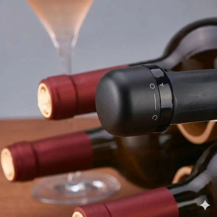4 Tapones Para Champán Y Vino Espumoso Selladores De Vacío
