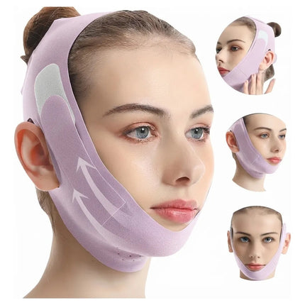 Faja Adelgaza Cara Reducir Papada Banda Estiramiento Facial